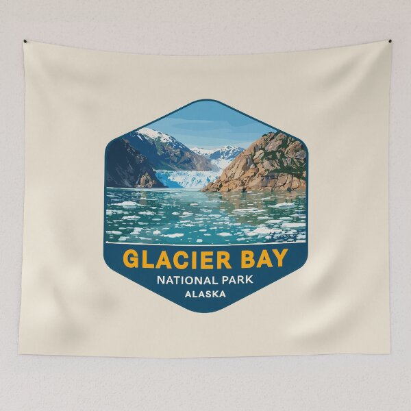 Item preview, Glacier Bay National Park Alaska Sticker designed and sold by Gideon Emmerich.