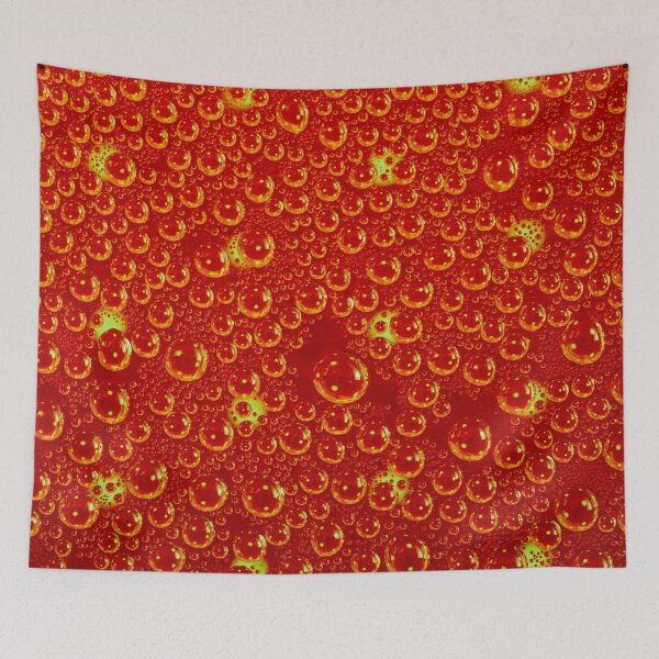 Item preview, Fiery Red Color Water Bubbles designed and sold by Ovrostore.