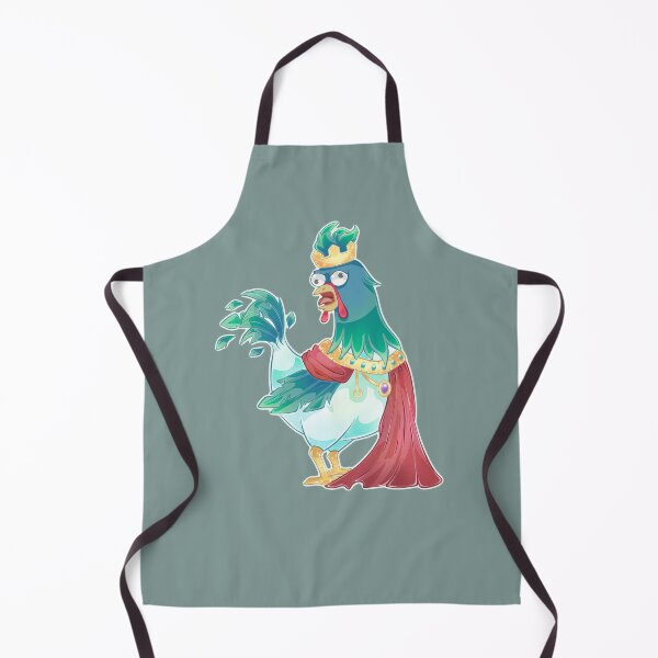 Item preview, King Crowcrest – The Feathered Sovereign | Cute Rooster King Fantasy Illustration designed and sold by PandiaArts.