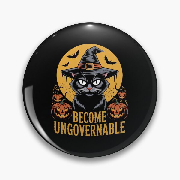 Item preview, Witch Cat Chaos – Become Ungovernable Halloween designed and sold by angolinnArt.