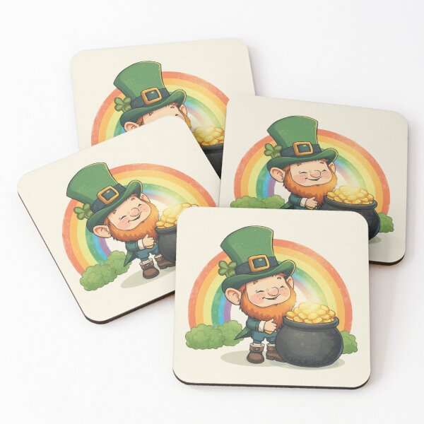 Item preview, Retro Lucky Leprechaun Rainbow St Paddys designed and sold by DreamArtmaStudio.