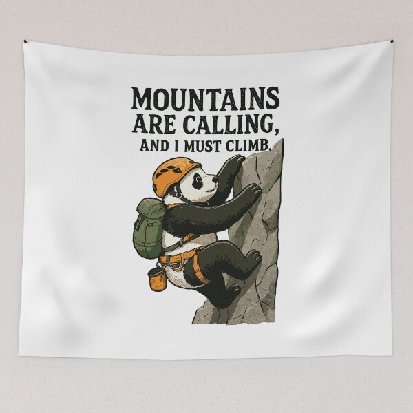 Item preview, Funny climbing panda bouldering designed and sold by Pineapple-Tree.