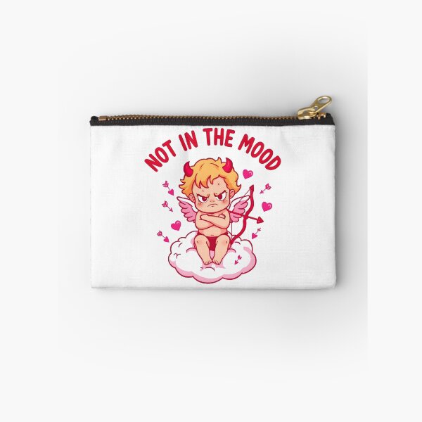 Item preview, Not In The Mood Grumpy Cupid Anti Valentine T-Shirt designed and sold by FestivityFinds.
