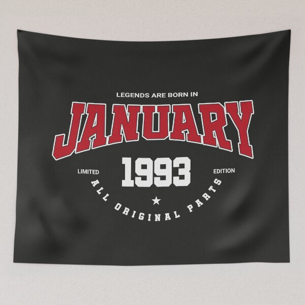 Item preview, January legends 1993 designed and sold by HB Shirts.