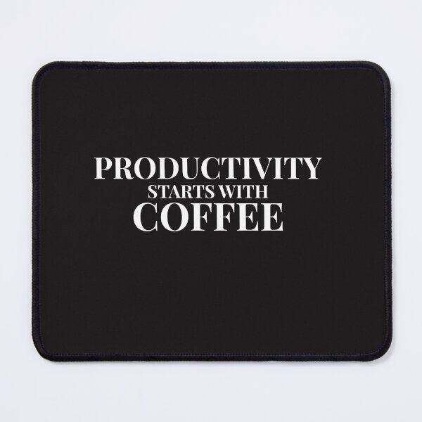 Item preview, Productivity Starts With Coffee Design For Dark Clothing designed and sold by Coffee Vibes.