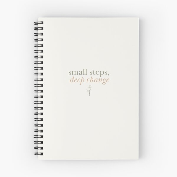Item preview, small steps deep change - Becoming Quote designed and sold by GentleBecoming.