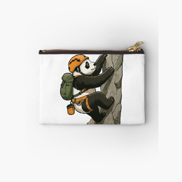 Item preview, Panda bear bouldering with climbing equipment designed and sold by Pineapple-Tree.