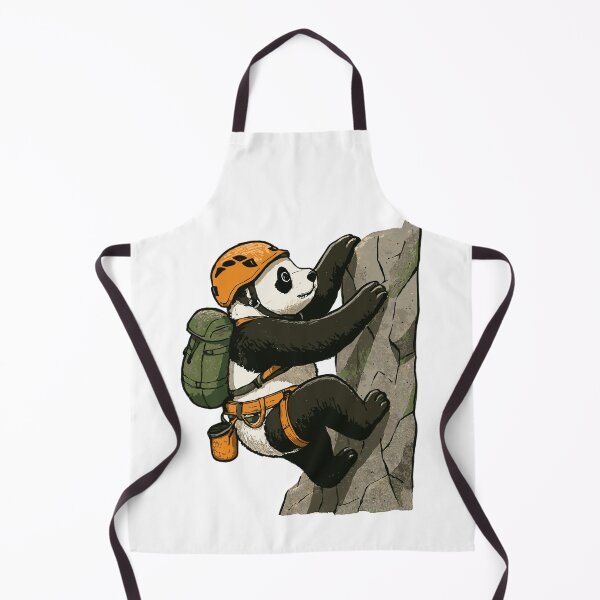 Artikelvorschau, Pandabär beim Bouldern mit Kletterausrüstung entworfen und verkauft von Pineapple-Tree.