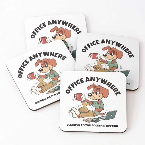 Item preview, Office Anywhere Dog Funny Work From Home designed and sold by Quipzzy.