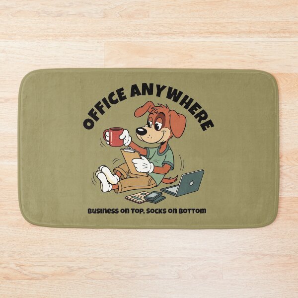 Item preview, Office Anywhere Dog Funny Work From Home designed and sold by Quipzzy.