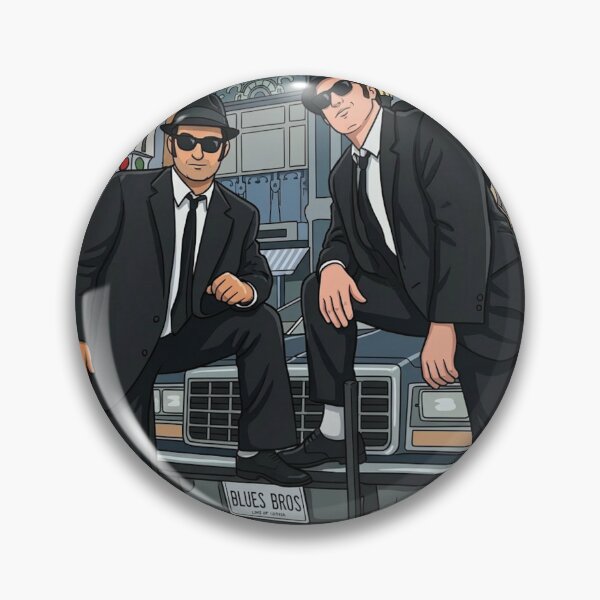 Item preview, Blues Brothers - Cartoon designed and sold by Bigkite.
