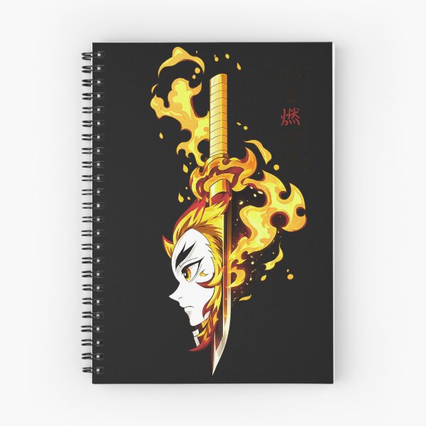 Item preview, Flame Sword Warrior – Anime Fire Blade Art designed and sold by InnerOutDesigns.