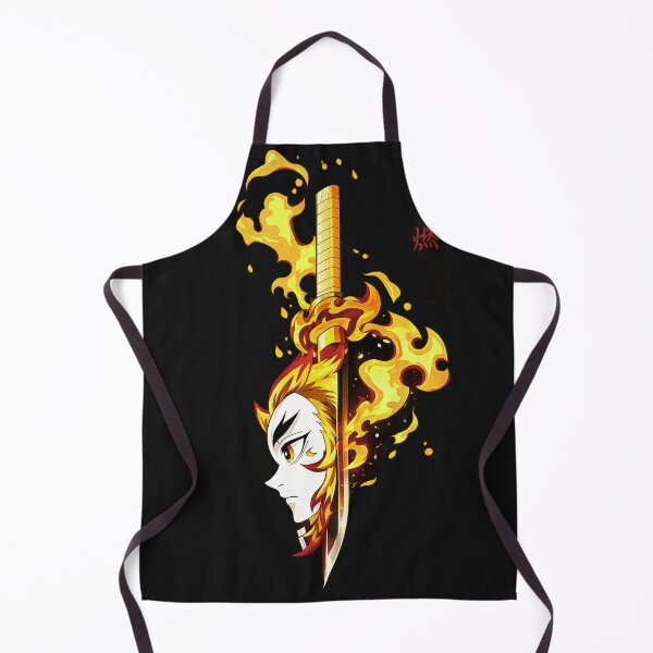 Item preview, Flame Sword Warrior – Anime Fire Blade Art designed and sold by InnerOutDesigns.