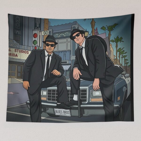 Item preview, Blues Brothers - Cartoon designed and sold by Bigkite.