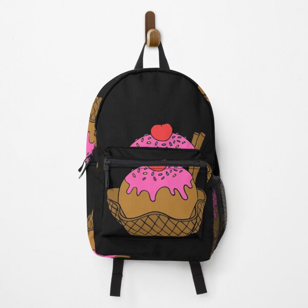 Item preview, Cute Ice Cream Sundae with Pink Frosting and Cherry – Sweet Dessert Illustration designed and sold by RizziesDesign.