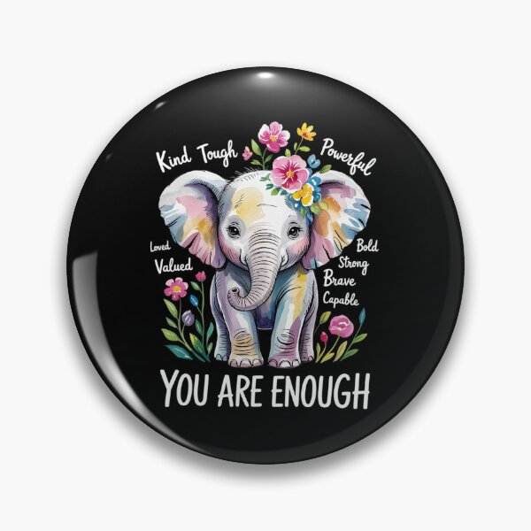Item preview, You Are Enough Kind Tough Powerful Loved designed and sold by angolinnArt.