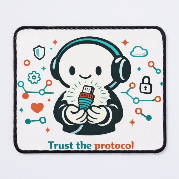 Item preview, Trust The Protocol designed and sold by ChaosInNumbers.