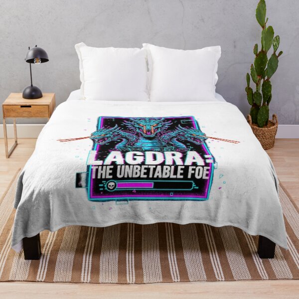 Item preview, Lagdra The Unbeatable Foe Gaming Glitch Aesthetic designed and sold by Mental Tab Closed.