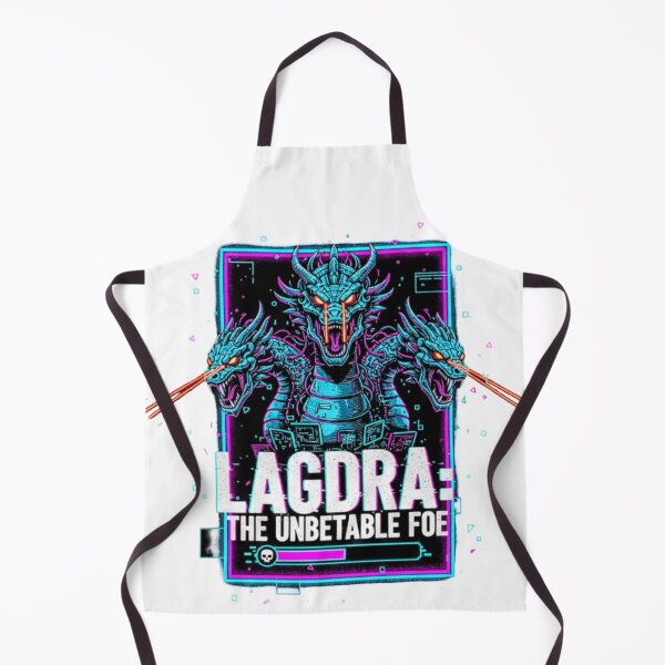 Item preview, Lagdra The Unbeatable Foe Gaming Glitch Aesthetic designed and sold by Mental Tab Closed.