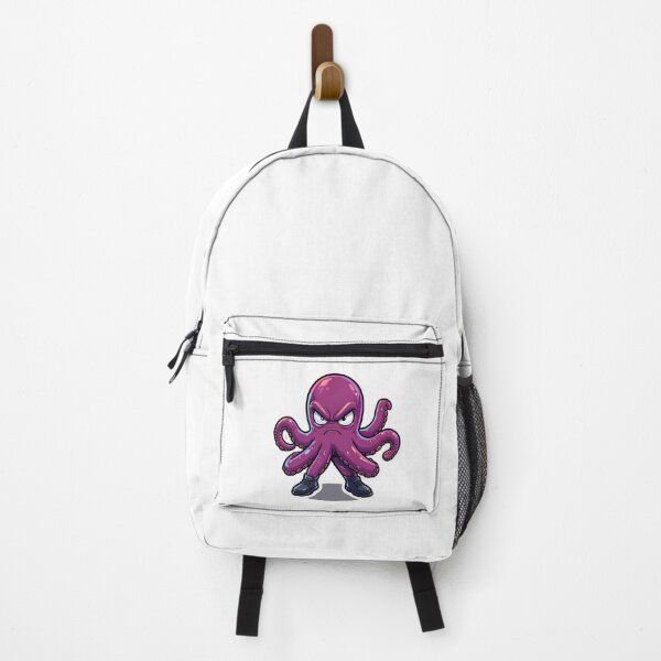 Item preview, Angry Octopus Mascot – Cute Tough Cartoon Sea Creature designed and sold by Kavya Art.
