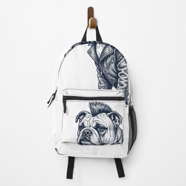 Item preview, Vintage Bulldog Punk Mowhawk Dog Mom Dad designed and sold by DoodleTortle.