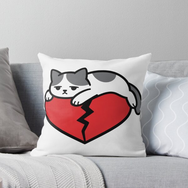 Item preview, Grumpy Cat on Broken Heart designed and sold by Silentbow.