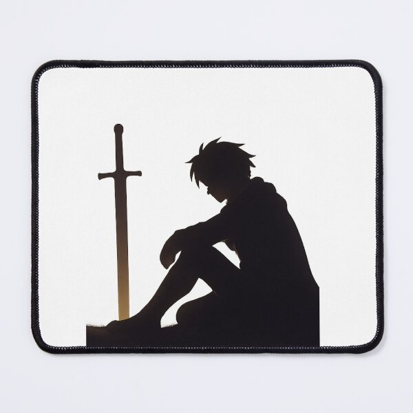 Item preview, Anime Style Resilient Warrior Rest Art designed and sold by anime-ekaya.