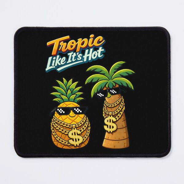 Item preview, Tropic Like It’s Hot Funny Pineapple Palm Tree Design designed and sold by CheepMunks.