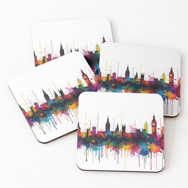 Item preview, London Skyline Drip Art Edition designed and sold by Paul Thompson Photography.