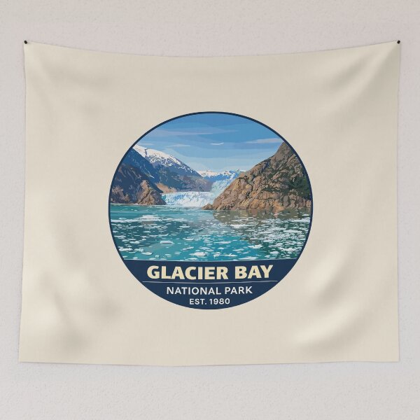 Item preview, Glacier Bay National Park Alaska Sticker designed and sold by Gideon Emmerich.