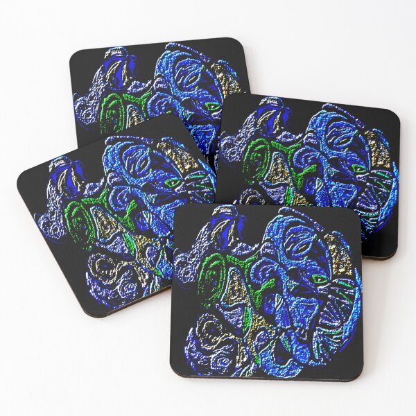 Item preview, psychedelic fossil in motion dark opp electrize 1 colorful abstract designed and sold by SmashingDeals.