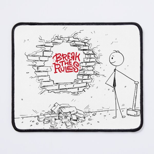 Item preview, Break The Rules Street Art Design designed and sold by chillbyME.