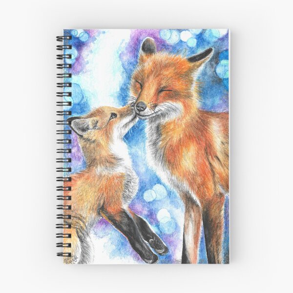 Item preview, Mummy Fox Happy Kiss designed and sold by CozyRainRabbit.