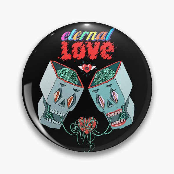 Item preview, Skulls in eternal love designed and sold by Franco Moody.