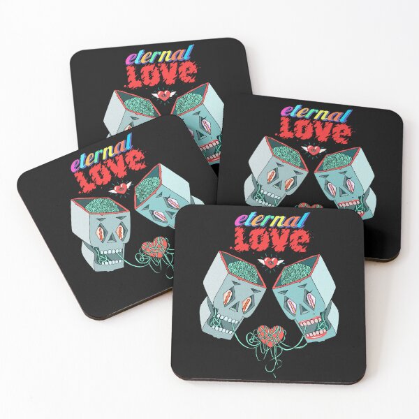 Item preview, Skulls in eternal love designed and sold by Franco Moody.