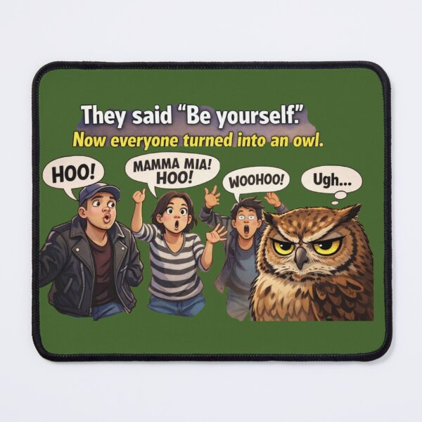 Item preview, owl impression designed and sold by Create Nest.