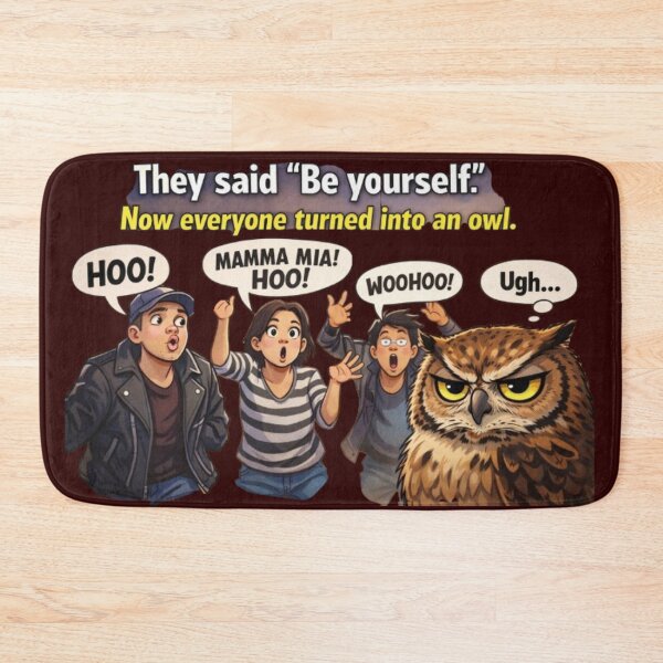 Item preview, owl impression designed and sold by Create Nest.