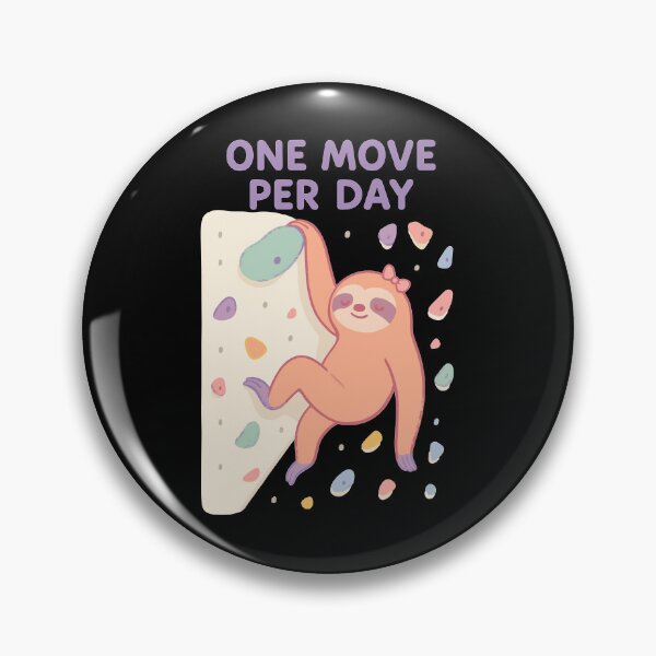 Item preview, Sloth Bouldering: One Move Per Day Design designed and sold by Pineapple-Tree.