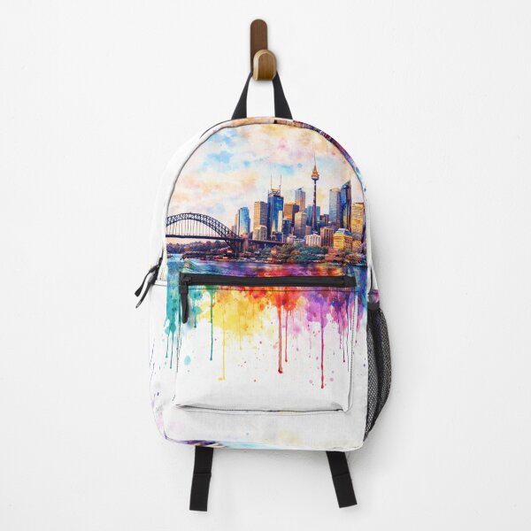 Item preview, Sydney Opera House and Harbour Bridge Drip Art designed and sold by Paul Thompson Photography.