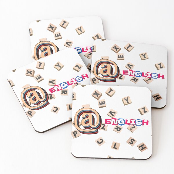 Item preview, @ English – Creative English Language Learning Design designed and sold by GoldenSparkleShop.