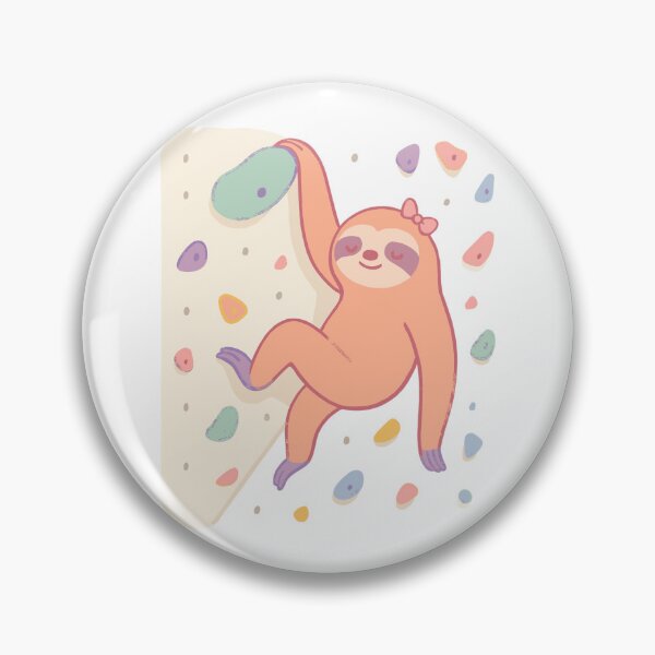 Item preview, Boulder sloth for women and climbing fans designed and sold by Pineapple-Tree.