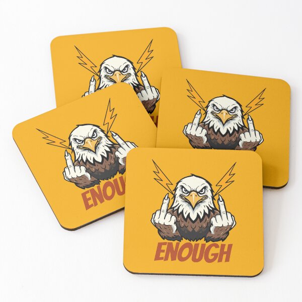 Item preview, Enough Is Enough – Rebel Eagle Attitude designed and sold by CARPIO Creations.