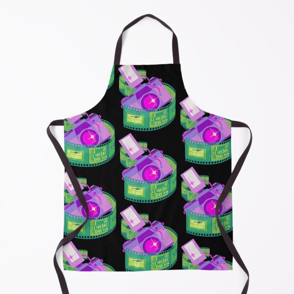 Item preview, Purple Kawaii Camera and Creepy Green Film Negatives designed and sold by kitschandkawaii.
