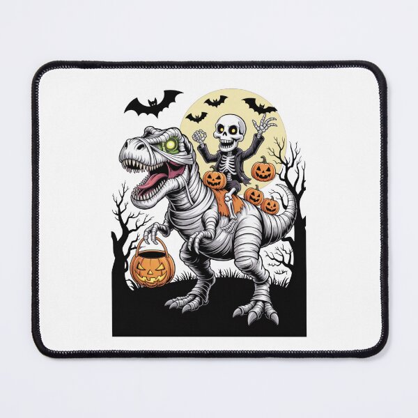 Item preview, Skeleton Riding T-Rex Halloween Night designed and sold by flagylART.