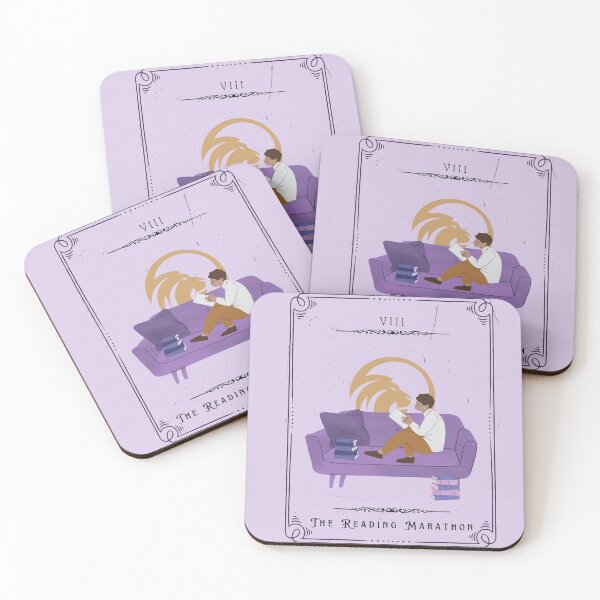 Item preview, Bookworm Tarot Deck - The Reading Marathon designed and sold by Nyxander's Bookish Catalogue.