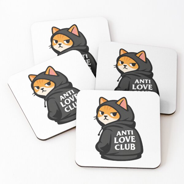 Item preview, Anti Love Club Grumpy Cat designed and sold by Silentbow.