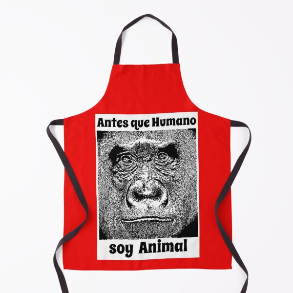 Item preview, Antes que Humano soy Animal (Worried Ape) designed and sold by SpaceCatVisions.