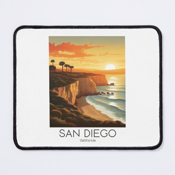Item preview, A Vintage Travel Illustration of San Diego - California designed and sold by GoodOldVintage.