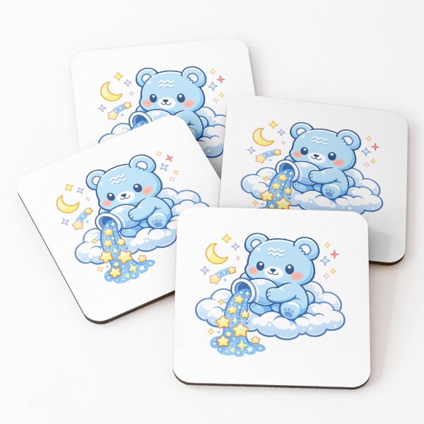 Item preview, Cute Kawaii Aquarius Zodiac Star Bearer designed and sold by Silentbow.