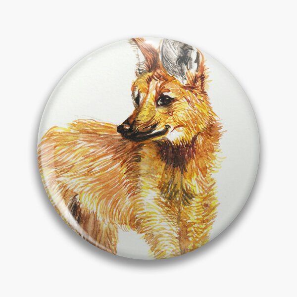 Item preview, Maned Wolf Painting designed and sold by NikosArt.
